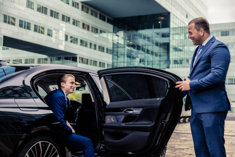 Luxe auto met chauffeur