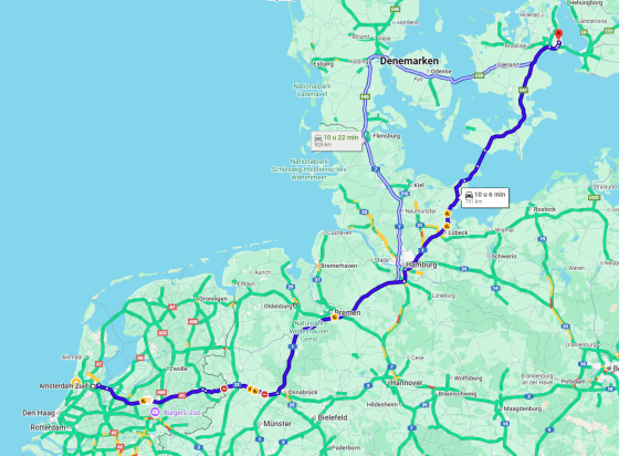 Vakantie chauffeur, autotransport, europa