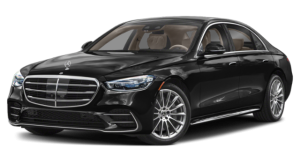 Mercedes S580, chauffeur service, luxury driving, business trips, auto met chauffeur